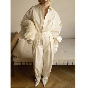 Elegant Cream Jumpsuit